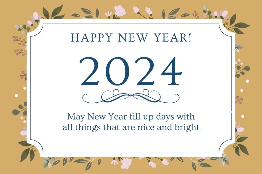 Happy New Year Wishes 2024 - NYE Greetings, Quotes, Messages & Status