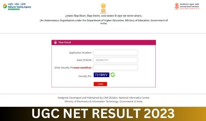 UGC NET Result 2023, Cut Off, ugcnet.nta.nic.in Scorecard Link
