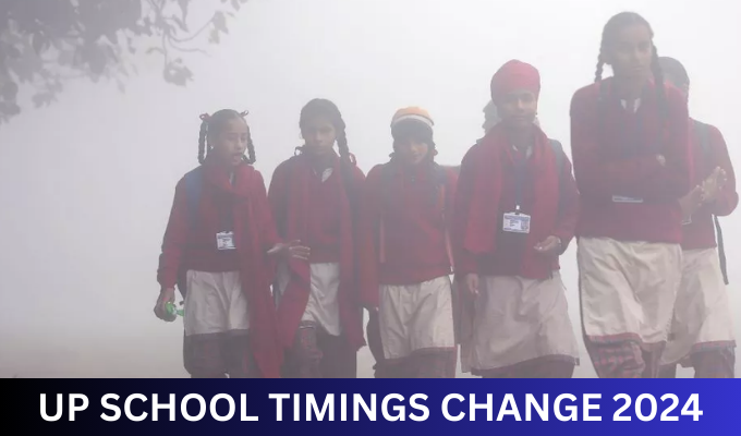 UP School Timings Change 2024 - Weather Change Class 1 to 8 New School Timings