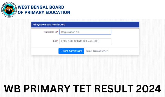 WB Primary TET Result 2024 Cut Off Marks, Merit List