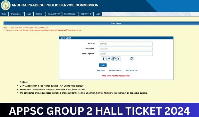 APPSC Group 2 Hall Ticket 2024, Exam Date, psc.ap.gov.in Admit Card Link